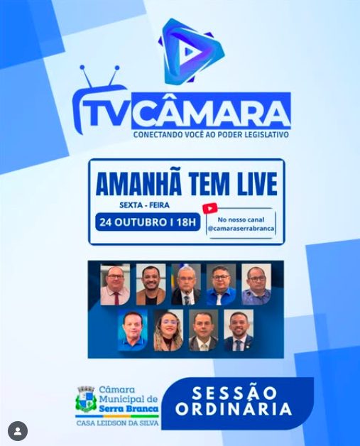 AMANHÃ TEM LIVE!