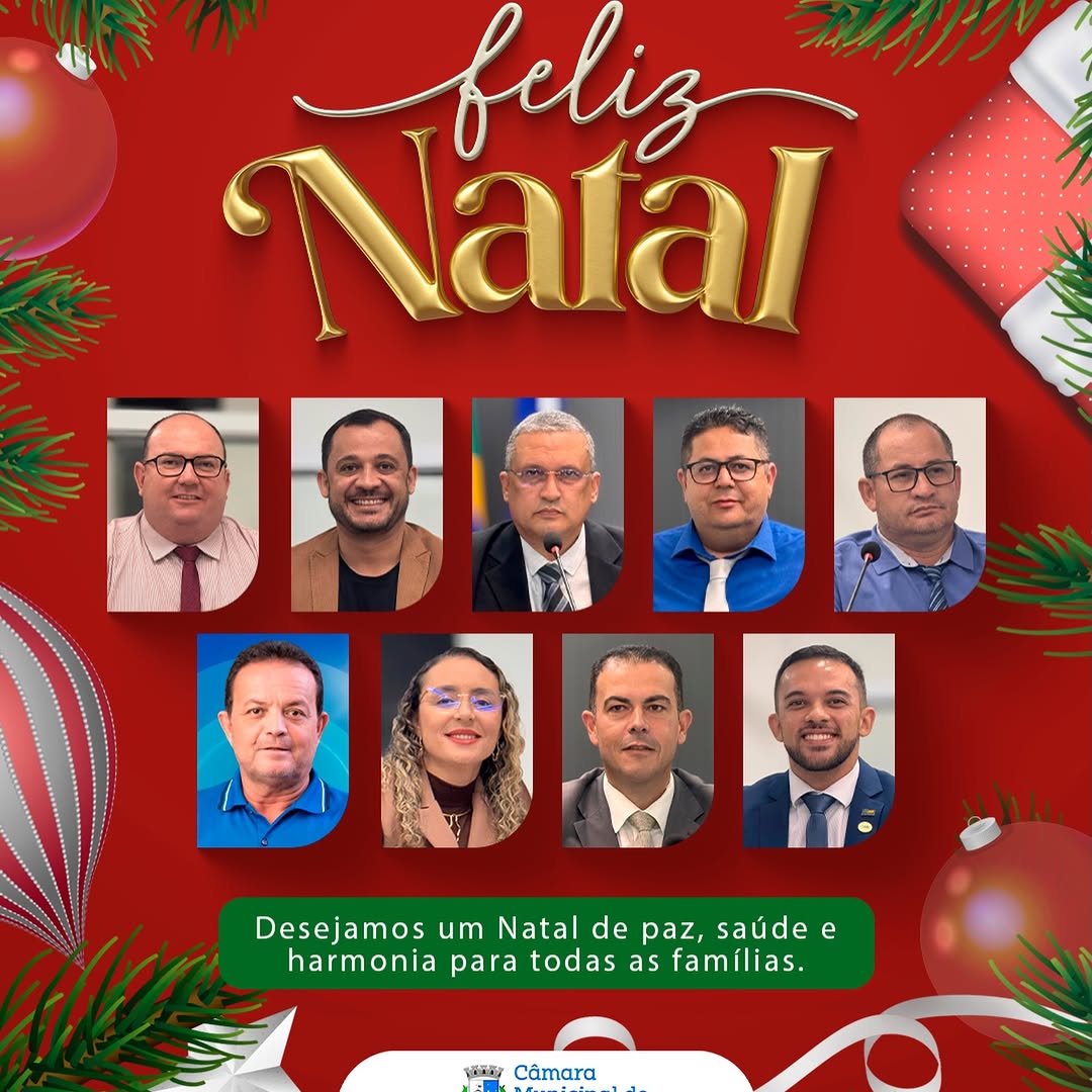 Câmara de Serra Branca Deseja Feliz Natal com Paz e União às Famílias