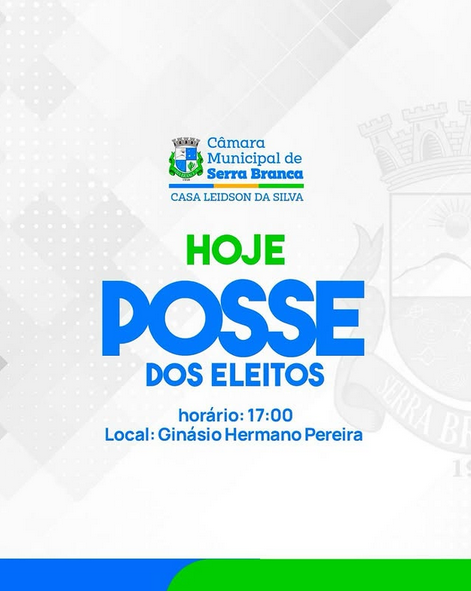Posse dos Eleitos Será Realizada Nesta Quarta-feira (01) no Ginásio Hermano Pereira